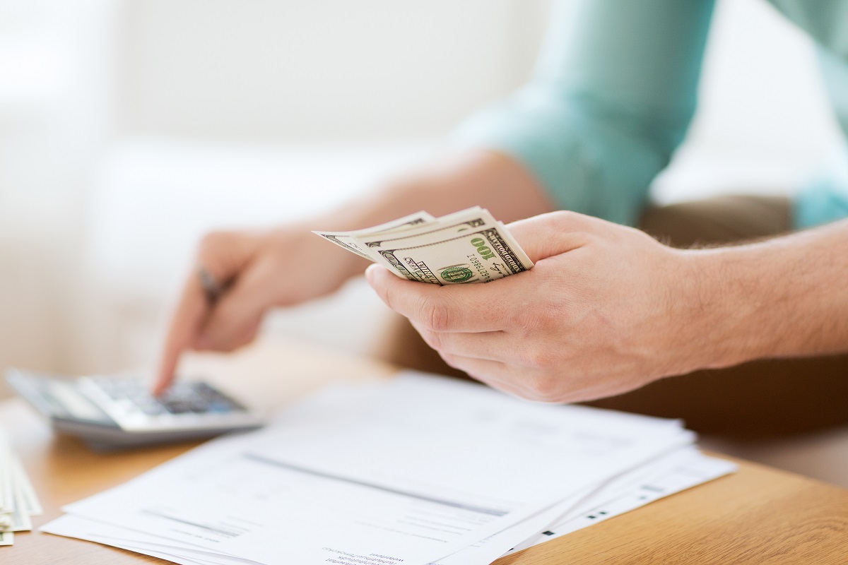 paying bills