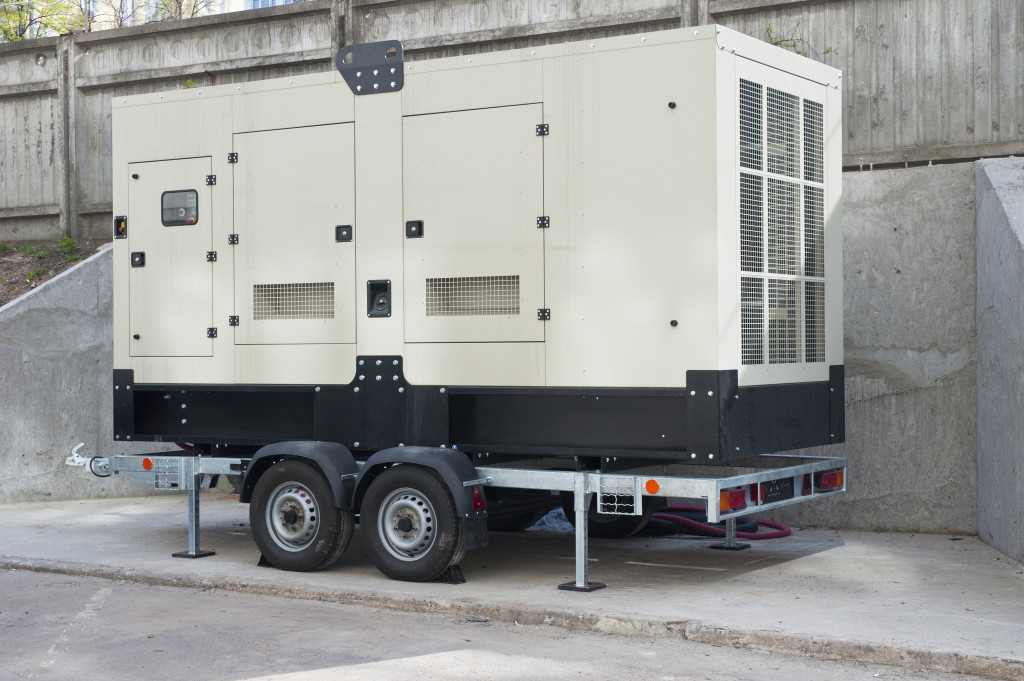 A large portable generator